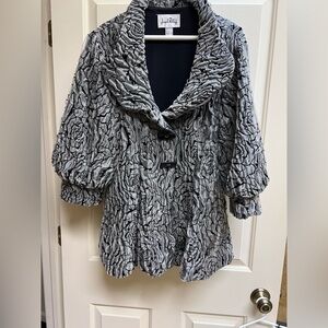 Chic Gray Patterned jacket